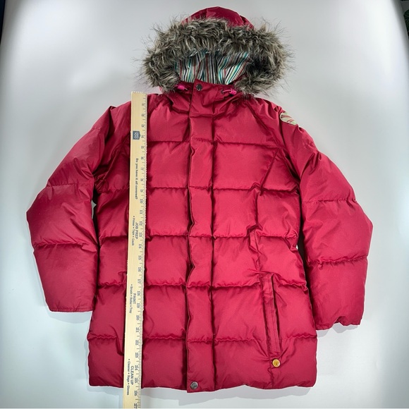 Burton Girls Snow Jacket XL Down Insulated Hooded Pink - Picture 14 of 16